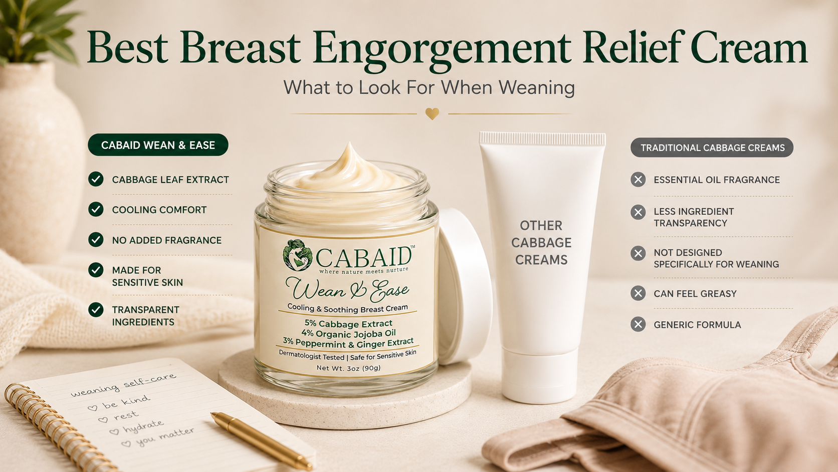 Best Breast Engorgement Relief Cream: What to Look For When Weaning