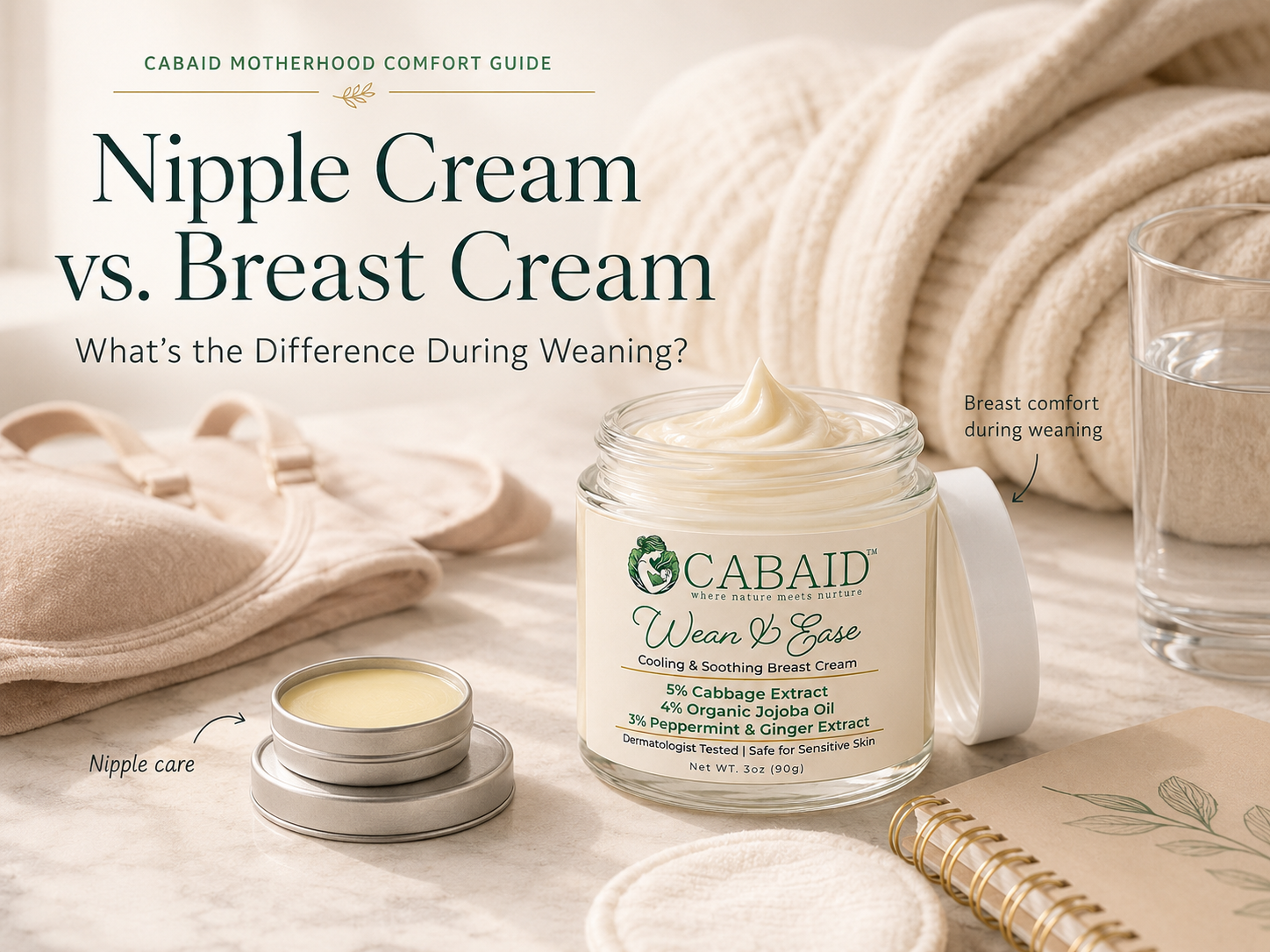 Nipple Cream vs. Breast Cream: What’s the Difference During Weaning?