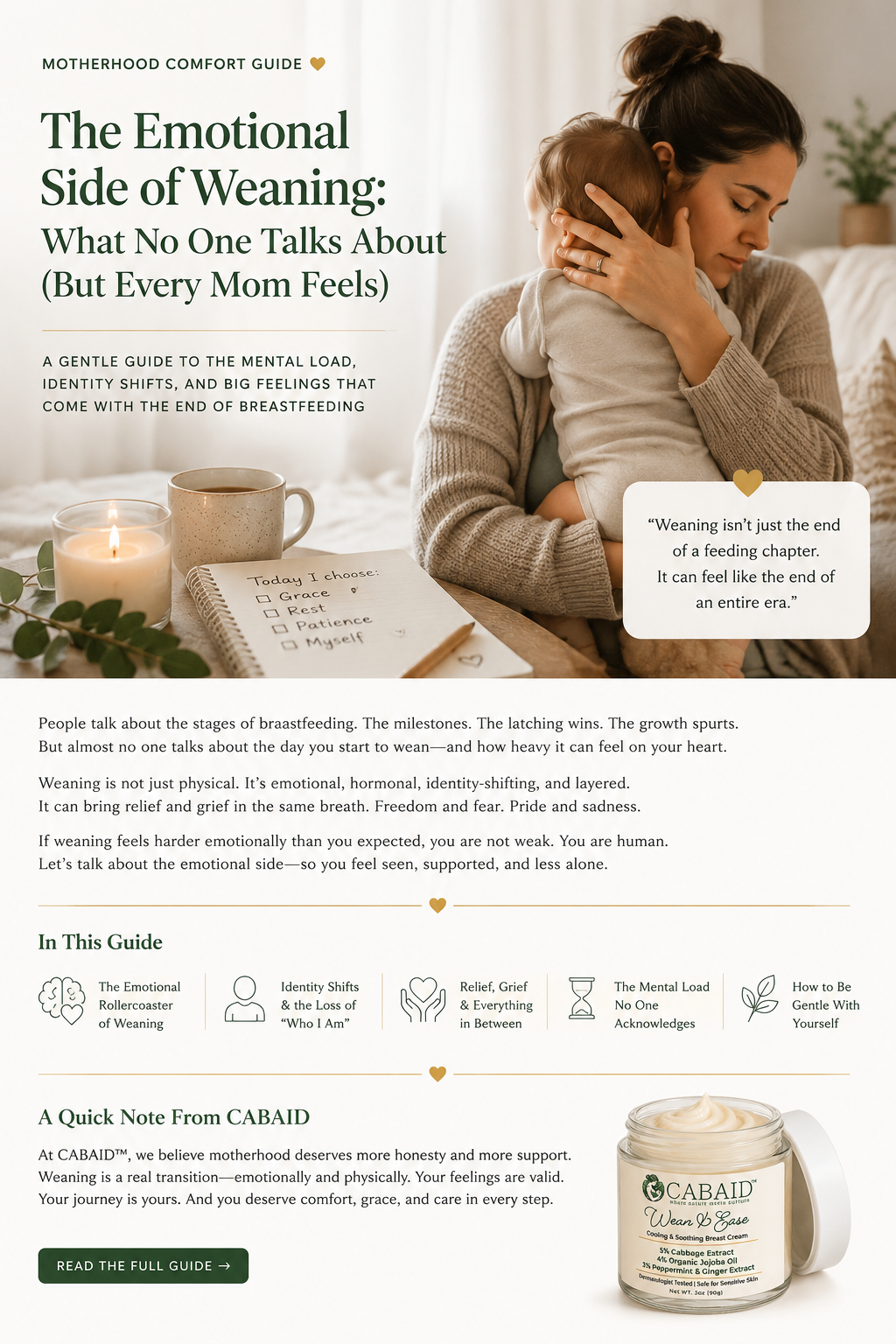 The Emotional Side of Weaning: What No One Talks About