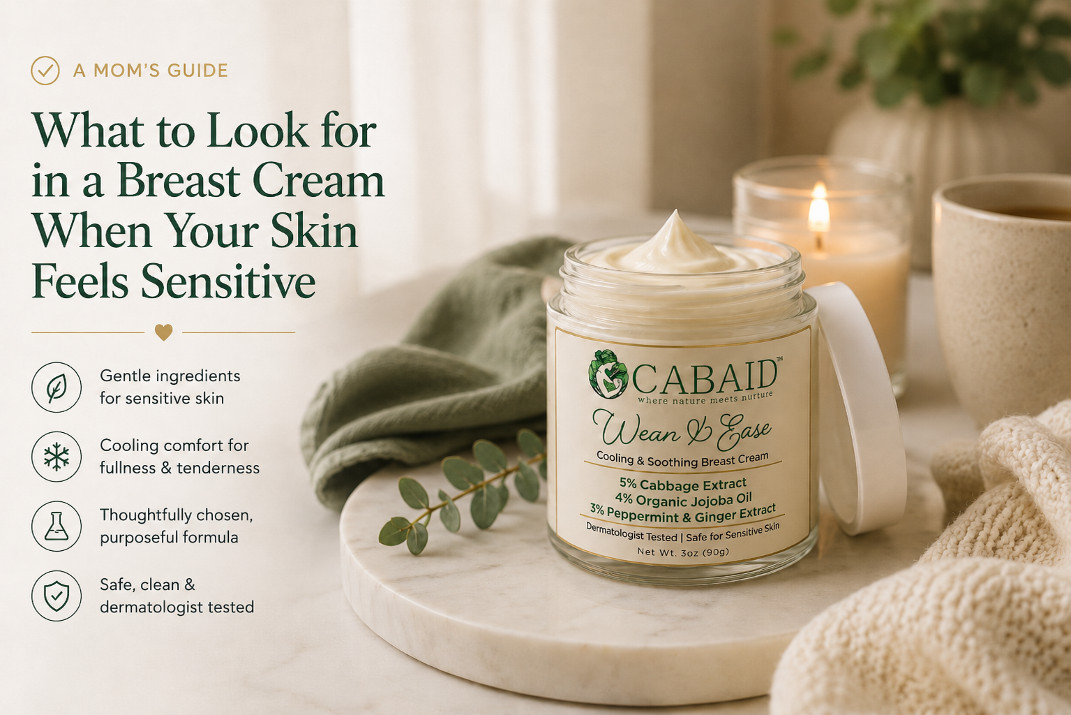 What to Look for in a Breast Cream When Your Skin Feels Sensitive